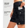 imageG Gradual Womens 7quot Long Swim Board Shorts High Waisted Quick Dry Beach Swimming Shorts for Women with Liner PocketsGrey Camo