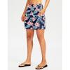 imageG Gradual Womens 7quot Long Swim Board Shorts High Waisted Quick Dry Beach Swimming Shorts for Women with Liner PocketsNavy Flower