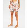 imageG Gradual Womens 7quot Long Swim Board Shorts High Waisted Quick Dry Beach Swimming Shorts for Women with Liner PocketsOrange Flower