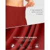 imageG Gradual Womens 7quot Long Swim Board Shorts High Waisted Quick Dry Beach Swimming Shorts for Women with Liner PocketsRed