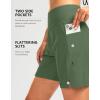 imageG Gradual Womens 7quot Long Swim Board Shorts High Waisted Quick Dry Beach Swimming Shorts for Women with Liner PocketsSage
