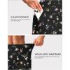 imageG Gradual Womens 7quot Quick Dry Swim Board Shorts Swimming Bottoms High Waisted Beach Shorts for Women with Liner PocketsBlack Floral