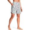 imageG Gradual Womens 7quot Quick Dry Swim Board Shorts Swimming Bottoms High Waisted Beach Shorts for Women with Liner PocketsBoho Flower