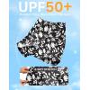 imageG Gradual Womens 7quot Quick Dry Swim Board Shorts Swimming Bottoms High Waisted Beach Shorts for Women with Liner PocketsD White Flower