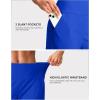 imageG Gradual Womens 7quot Quick Dry Swim Board Shorts Swimming Bottoms High Waisted Beach Shorts for Women with Liner PocketsDazzling Blue