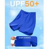 imageG Gradual Womens 7quot Quick Dry Swim Board Shorts Swimming Bottoms High Waisted Beach Shorts for Women with Liner PocketsDazzling Blue