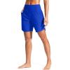 imageG Gradual Womens 7quot Quick Dry Swim Board Shorts Swimming Bottoms High Waisted Beach Shorts for Women with Liner PocketsDazzling Blue