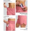 imageG Gradual Womens 7quot Quick Dry Swim Board Shorts Swimming Bottoms High Waisted Beach Shorts for Women with Liner PocketsHyper Pink