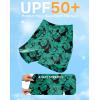 imageG Gradual Womens 7quot Quick Dry Swim Board Shorts Swimming Bottoms High Waisted Beach Shorts for Women with Liner PocketsLeaf