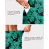 imageG Gradual Womens 7quot Quick Dry Swim Board Shorts Swimming Bottoms High Waisted Beach Shorts for Women with Liner PocketsLeaf