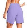 imageG Gradual Womens 7quot Quick Dry Swim Board Shorts Swimming Bottoms High Waisted Beach Shorts for Women with Liner PocketsLight Purple