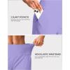 imageG Gradual Womens 7quot Quick Dry Swim Board Shorts Swimming Bottoms High Waisted Beach Shorts for Women with Liner PocketsLight Purple