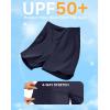 imageG Gradual Womens 7quot Quick Dry Swim Board Shorts Swimming Bottoms High Waisted Beach Shorts for Women with Liner PocketsNavy