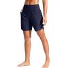 imageG Gradual Womens 7quot Quick Dry Swim Board Shorts Swimming Bottoms High Waisted Beach Shorts for Women with Liner PocketsNavy