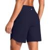 imageG Gradual Womens 7quot Quick Dry Swim Board Shorts Swimming Bottoms High Waisted Beach Shorts for Women with Liner PocketsNavy