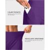 imageG Gradual Womens 7quot Quick Dry Swim Board Shorts Swimming Bottoms High Waisted Beach Shorts for Women with Liner PocketsPurple