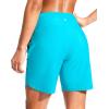 imageG Gradual Womens 7quot Quick Dry Swim Board Shorts Swimming Bottoms High Waisted Beach Shorts for Women with Liner PocketsSky Blue