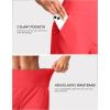 imageG Gradual Womens 7quot Quick Dry Swim Board Shorts Swimming Bottoms High Waisted Beach Shorts for Women with Liner PocketsTomato