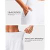 imageG Gradual Womens 7quot Quick Dry Swim Board Shorts Swimming Bottoms High Waisted Beach Shorts for Women with Liner PocketsWhite