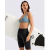 imageG Gradual Womens 9quot High Waisted Swim Board Shorts Tummy Control Swimsuit Bottoms for Women with Liner PocketsBlack