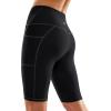 imageG Gradual Womens 9quot High Waisted Swim Board Shorts Tummy Control Swimsuit Bottoms for Women with Liner PocketsBlack