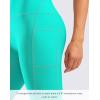imageG Gradual Womens 9quot High Waisted Swim Board Shorts Tummy Control Swimsuit Bottoms for Women with Liner PocketsCyan