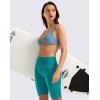 imageG Gradual Womens 9quot High Waisted Swim Board Shorts Tummy Control Swimsuit Bottoms for Women with Liner PocketsLake Blue