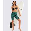 imageG Gradual Womens 9quot High Waisted Swim Board Shorts Tummy Control Swimsuit Bottoms for Women with Liner PocketsLeaf