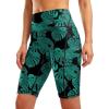 imageG Gradual Womens 9quot High Waisted Swim Board Shorts Tummy Control Swimsuit Bottoms for Women with Liner PocketsLeaf