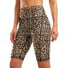 imageG Gradual Womens 9quot High Waisted Swim Board Shorts Tummy Control Swimsuit Bottoms for Women with Liner PocketsLeopard