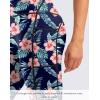 imageG Gradual Womens 9quot High Waisted Swim Board Shorts Tummy Control Swimsuit Bottoms for Women with Liner PocketsNavy Flower