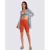 imageG Gradual Womens 9quot High Waisted Swim Board Shorts Tummy Control Swimsuit Bottoms for Women with Liner PocketsOrange