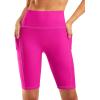 imageG Gradual Womens 9quot High Waisted Swim Board Shorts Tummy Control Swimsuit Bottoms for Women with Liner PocketsRosy