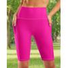 imageG Gradual Womens 9quot High Waisted Swim Board Shorts Tummy Control Swimsuit Bottoms for Women with Liner PocketsRosy