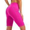 imageG Gradual Womens 9quot High Waisted Swim Board Shorts Tummy Control Swimsuit Bottoms for Women with Liner PocketsRosy