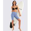 imageG Gradual Womens 9quot High Waisted Swim Board Shorts Tummy Control Swimsuit Bottoms for Women with Liner PocketsSun Flower