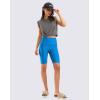 imageG Gradual Womens 9quot High Waisted Swim Board Shorts Tummy Control Swimsuit Bottoms for Women with Liner PocketsVivid Blue
