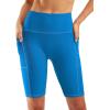 imageG Gradual Womens 9quot High Waisted Swim Board Shorts Tummy Control Swimsuit Bottoms for Women with Liner PocketsVivid Blue