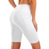 imageG Gradual Womens 9quot High Waisted Swim Board Shorts Tummy Control Swimsuit Bottoms for Women with Liner PocketsWhite