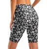 imageG Gradual Womens 9quot High Waisted Swim Board Shorts Tummy Control Swimsuit Bottoms for Women with Liner PocketsWhite Flower
