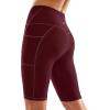 imageG Gradual Womens 9quot High Waisted Swim Board Shorts Tummy Control Swimsuit Bottoms for Women with Liner PocketsWine