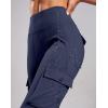 imageG Gradual Womens Fleece Lined Cargo Pants 6 Pockets Bootcut Water Resistant Winter Flare Leggings for Work Hiking TravelNavy