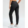imageG Gradual Womens Fleece Lined Joggers 28quot30quot32quot High Waisted Sweatpants Water Resistant Thermal Warm Pants Zipper PocketsBlack