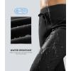 imageG Gradual Womens Fleece Lined Joggers 28quot30quot32quot High Waisted Sweatpants Water Resistant Thermal Warm Pants Zipper PocketsBlack