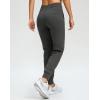 imageG Gradual Womens Fleece Lined Joggers 28quot30quot32quot High Waisted Sweatpants Water Resistant Thermal Warm Pants Zipper PocketsCharcoal