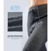imageG Gradual Womens Fleece Lined Joggers 28quot30quot32quot High Waisted Sweatpants Water Resistant Thermal Warm Pants Zipper PocketsCharcoal