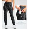imageG Gradual Womens Fleece Lined Joggers 28quot30quot32quot High Waisted Sweatpants Water Resistant Thermal Warm Pants Zipper PocketsGrey Camo