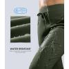 imageG Gradual Womens Fleece Lined Joggers 28quot30quot32quot High Waisted Sweatpants Water Resistant Thermal Warm Pants Zipper PocketsOlive