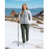 imageG Gradual Womens Fleece Lined Joggers 28quot30quot32quot High Waisted Sweatpants Water Resistant Thermal Warm Pants Zipper PocketsOlive