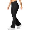 imageG Gradual Womens Fleece Lined Pants High Waist Winter Thermal Warm Flare Leggings Hiking Yoga Pants Women with PocketsBlack